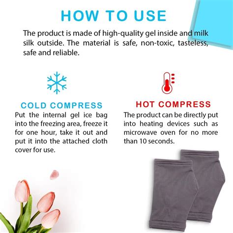 Hot And Cold Hand Therapy Gloves Ice Pack Mittens For Arthritis And Carpal Tunnel Pain Relief