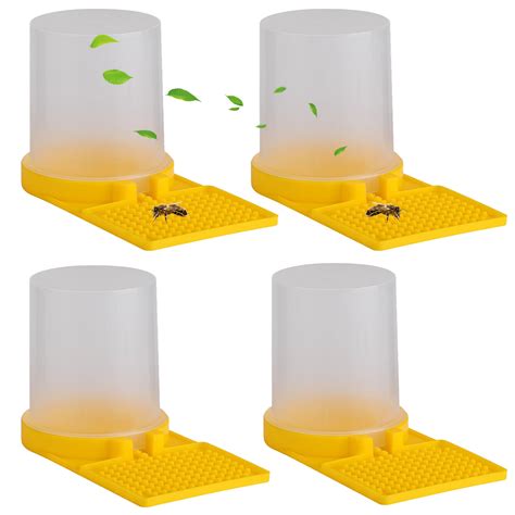 4 Pack Bee Waterer Bee Feeder Bee Water Feeder Bee Watering Station