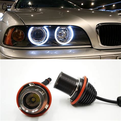 2pcs 20w Led Angel Eyes Halo Marker Ring Light Bulb Canbus For Bmw E39