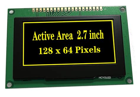 Dont Miss Out On The Top Selling 2 7 OLED Module With A Yellow OLED