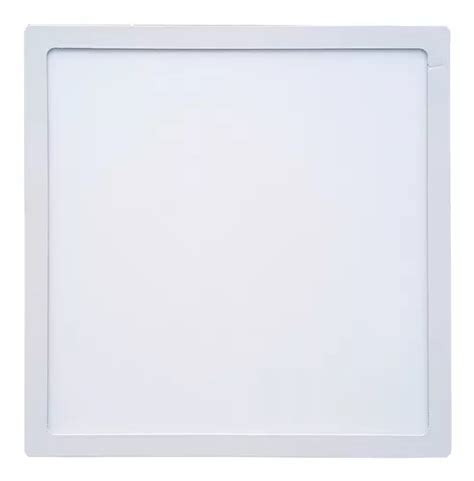 Painel Led Plafon Sobrepor 24w Quadrado Branco Frio 6500k MercadoLivre