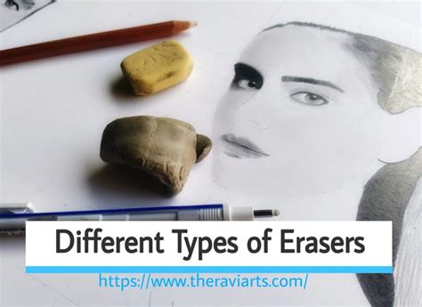 Different Types Of Erasers Every Artist Must Have Art Tips