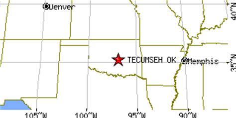 Tecumseh, Oklahoma (OK) ~ population data, races, housing & economy