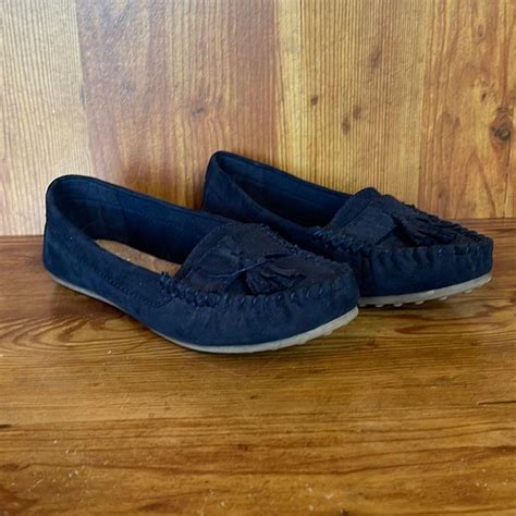 Dexflex Comfort Navy Blue Loafers With Tassel Size Depop