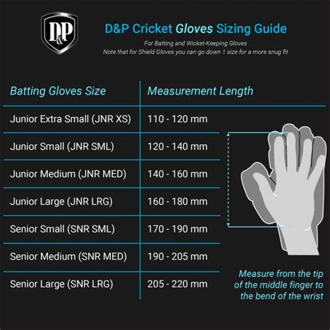 Sizing Information Sir Cricket