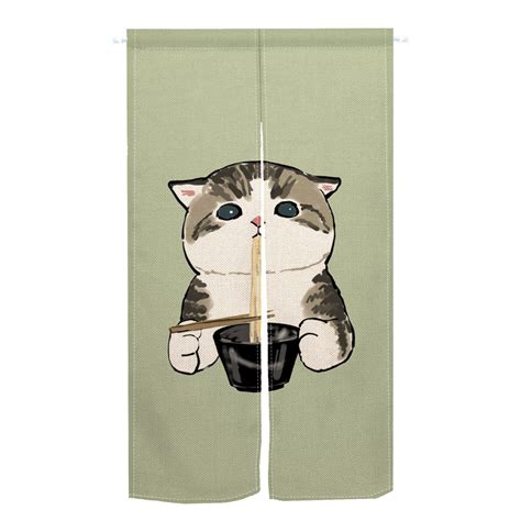 Japanese Style Cat Door Curtain – Zooholic