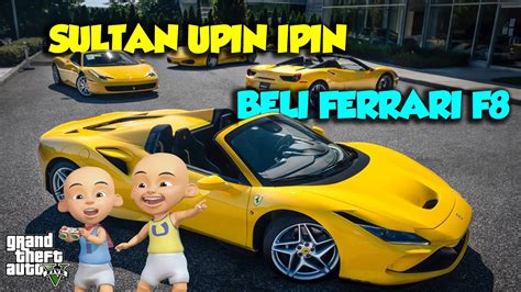 Mobil Baru Ferrari F Tributo Sultan Upin Ipin Senang Gta Mod