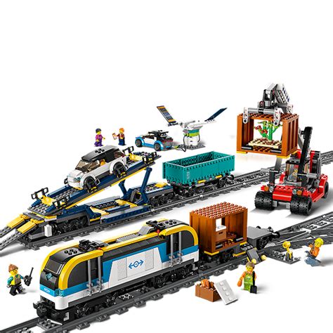 LEGO City Trains - Freight Train - - Fat Brain Toys