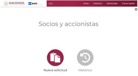 Guía SAT Presentación del aviso de Socios Accionistas Asociados y