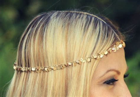 Chain Headpiece Chain Headdress Head Chain Lovmely