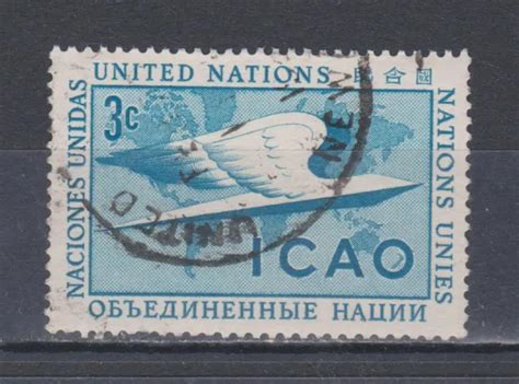 Timbre Des Nations Unies New York Oblit R N Y T Avec Cachet