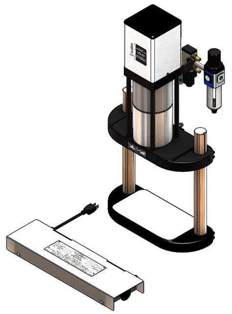 Ton Adjustable Precision Pneumatic Arbor Press Ec Usa Made Air