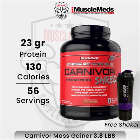 Jual Musclemeds Carnivor Shred Whey Hydrolize Whey Beef Protein Isolate