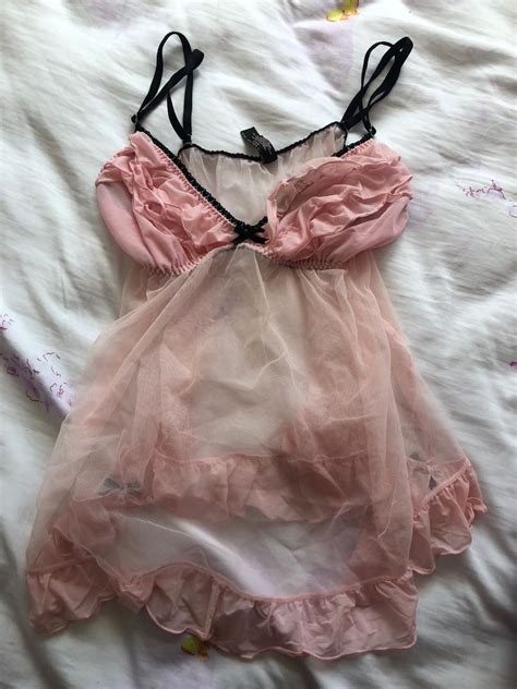 Victoria Secret Babydoll Lingerie Slip Women S Fashion Tops Sleeveless On Carousell
