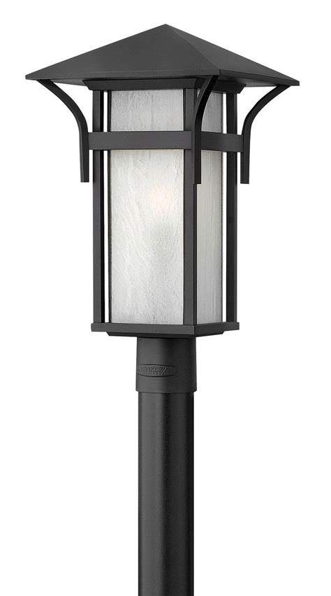 Led Post Top Pier Mount From The Harbor Collection In Satin Black