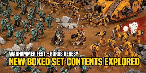 Warhammer Fest The Horus Heresy Boxed Set Contents Bell Of Lost Souls