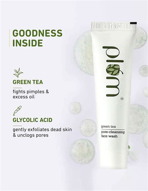 Green Tea Pore Cleansing Face Wash Size 25 Ml By Plum