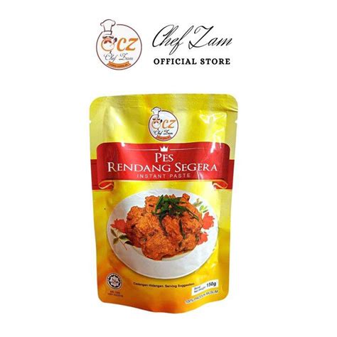 chef zam pes rendang segera gram lazada