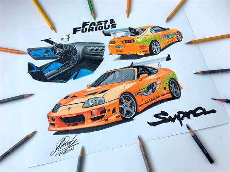 Drawing Toyota Supra Mk4 Drawing Supra Brian Toyota Drawing