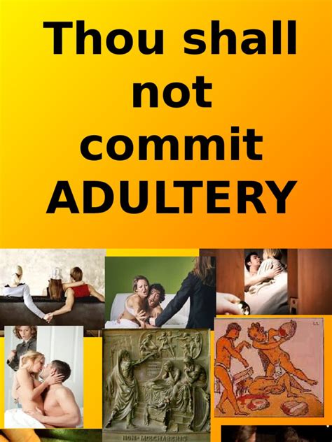 Thou Shall Not Commit Adultery Report Pdf Solomons Adultery