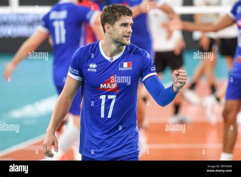 Trevor Clevenot France Volleyball World Championship 2022 Stock