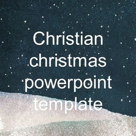 Christian Christmas Powerpoint Template – MasterBundles