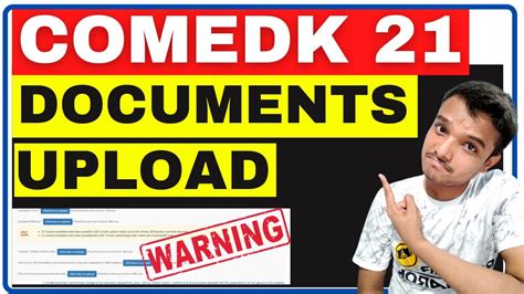 How To Upload Documents Comedk Comedk Counselling Complete