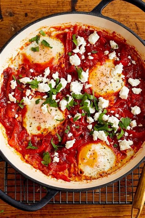 Shakshuka Mit Feta Einfach Gesund Neue Genie Er Ideen Mit Gem Se