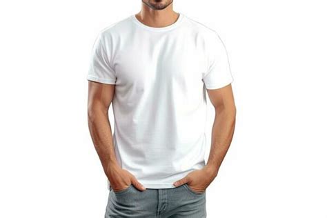 White T Shirt Model Stock Photos, Images and Backgrounds for Free Download