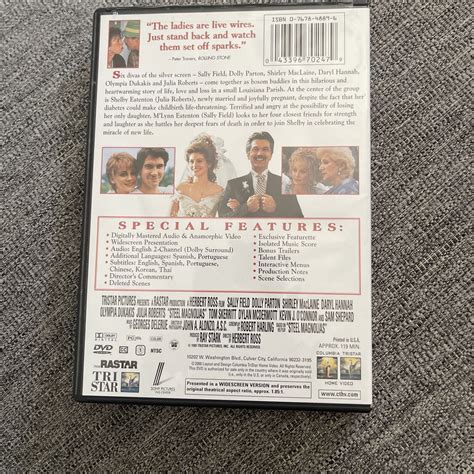 Steel Magnolias Dvd 1989 43396702479 Ebay