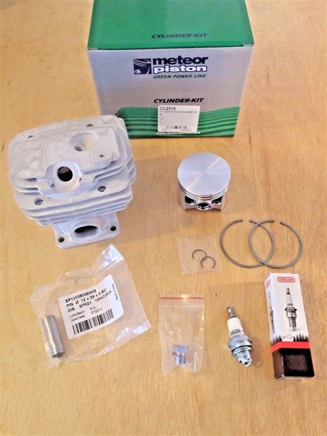 Meteor Cylinder Piston Kit For Stihl MS461 52mm Nikasil Italy 1128 020