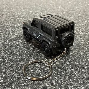 Land Rover Defender Range Rover Gray Keychain Hot Wheels Matchbox Etsy
