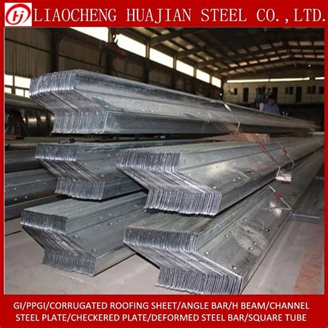 High Zinc Coating Galvanized Cold Rolled Steel Structure Frame C Z U