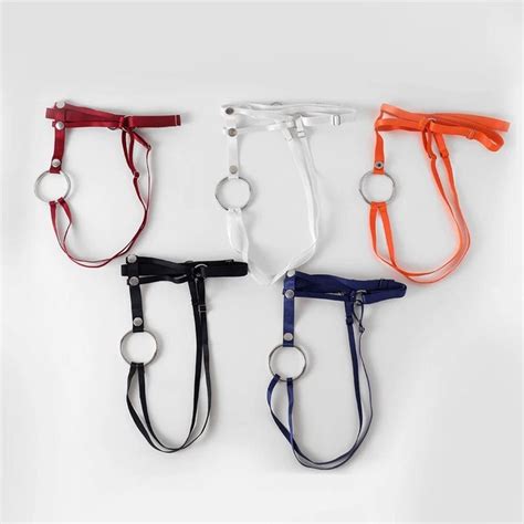 MENS RED GSTRING Lingerie Crotchless Jockstrap Underwear O Ring Hole Panties EUR PicClick FR