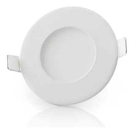 Artefacto Embutir Led Redondo W Blanco Luz Calida Mm Cuotas Sin