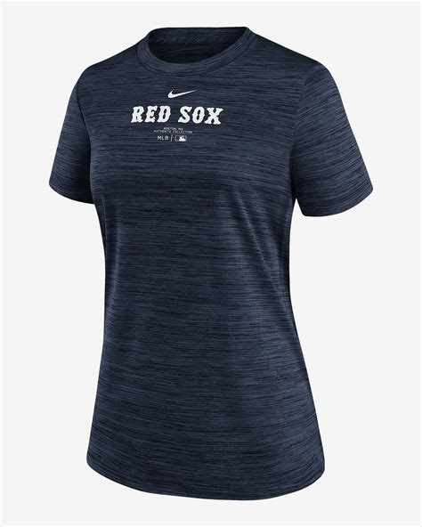 Playera Nike Dri Fit De La Mlb Para Mujer Boston Red Sox Authentic Collection Practice Velocity