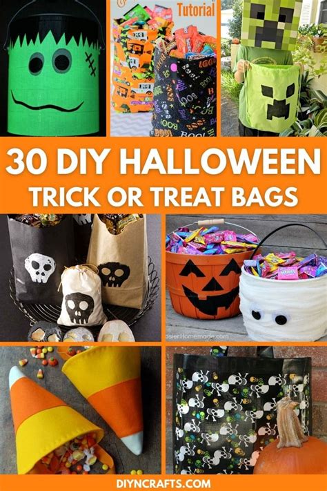 30 Diy Trick Or Treat Bags You Can Make Easily For Halloween Artofit