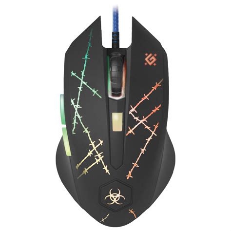 Мышь проводная игровая DEFENDER Forced GM-020L, USB, 5 кнопок+1 колесо ...