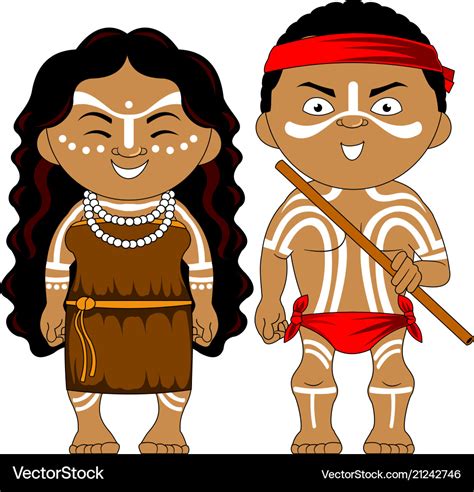 Australia Aborigines Royalty Free Vector Image