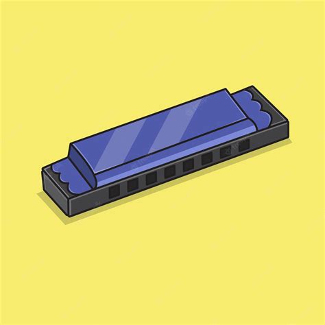 Premium Vector Mouth Organ Vector Illustration