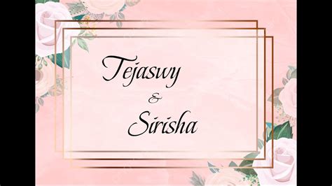 Tejaswy And Sirisha Wedding Live Streaming Youtube