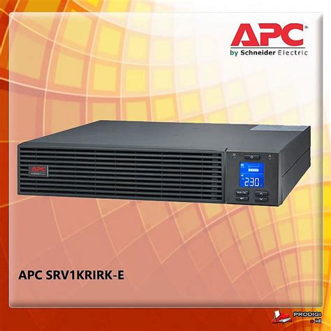 > UPS » UPS APC » UPS APC SRV1KRIRKE Easy UPS Online 1000VA 900W Rackmount • PRODIGI Com : 0812 ...