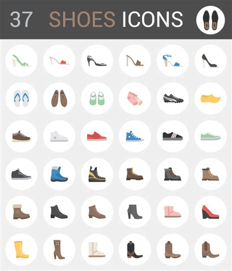 37 SHOE ICONS Pafpic