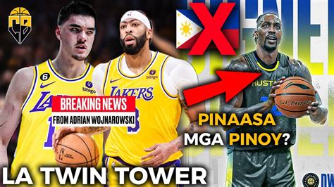 Howard PINAASA Mga PINOY Target Ng LAKERS Sa NBA Draft Twin Tower AD