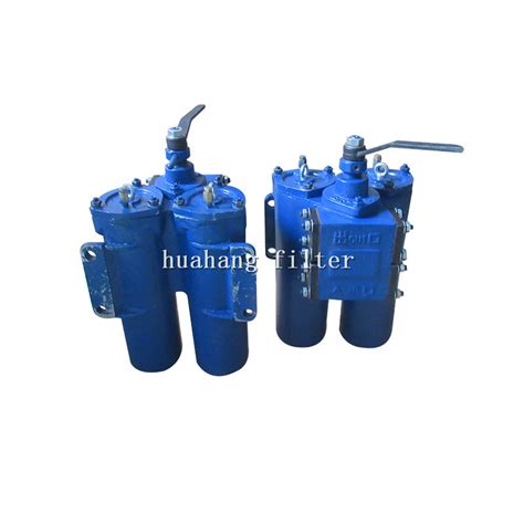 Duplex Wire Mesh Type Lube Oil Filter Spl 32 Filter Housing With Disc Filter Element Duplex Mesh