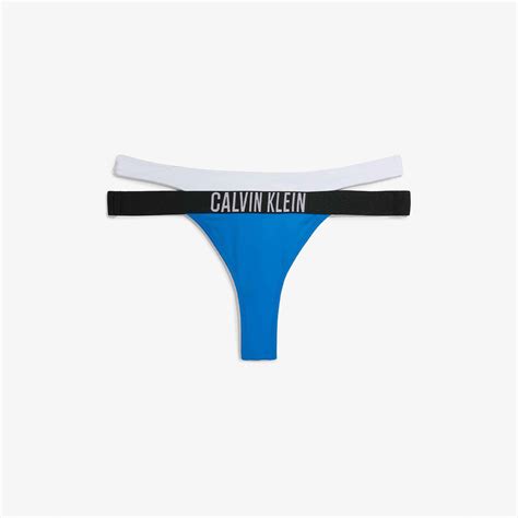 Calvin Klein Thong Brazilian Kadın Mavi Bikini Altı KADIN Mayo Bikini SuperStep