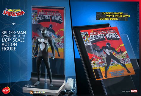 Hot Toys HONO STUDIO HS Spider Man Spider Man Symbiote Suit Action Figure Ship Q