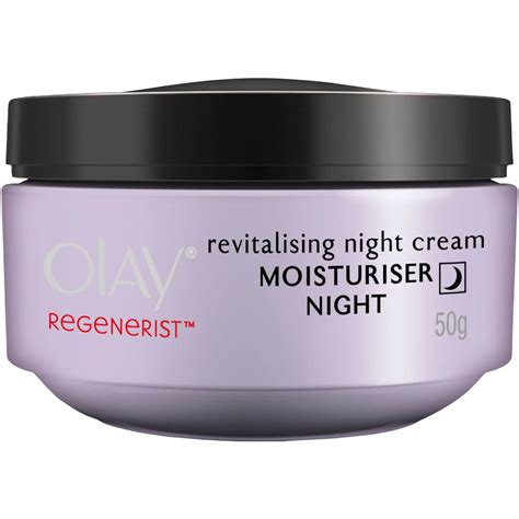 Olay Regenerist Revitalising Night Cream Moisturiser 50g Woolworths