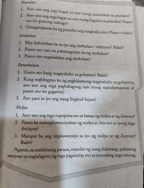 Pasagot Po Nito Plss Need Ko Na Po Eh Brainly Ph