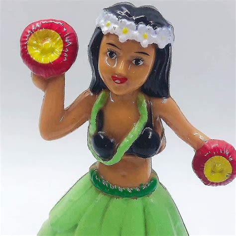 Solar Powered Doll Hula Dancer Bobble Hawaiian Doll Bikini Beach Girl Car Dashboard Bobble High